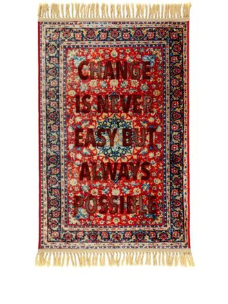 Seletti Burnt Carpet rug - unisex - Polyester - One Size - Red