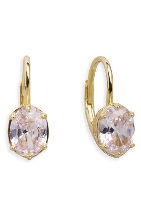 Argento Vivo Cubic Zirconia Earrings in Gold at Nordstrom
