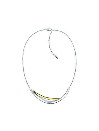 Calvin Klein Collar Con Colgante Elliptical De Dos Tonos