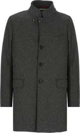 Fay JKT B801 - Heren - Mantel - Grijs - M - Jassen
