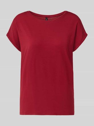 Vero Moda Regular Fit T-Shirt aus Lyocell-Mix Modell AVA in Rot, Gr&ouml;&szlig;e XL
