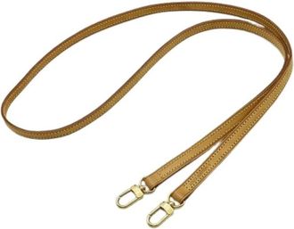 Louis Vuitton Pre-owned Accessories, male, Beige, Size: ONE SIZE Pre-owned Leather Shoulder Strap