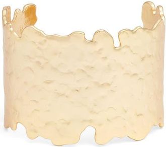 Karine Sultan Molten Cuff Bracelet in Gold at Nordstrom