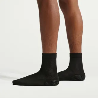 Nike Unisex Run Lightweight Running Micro-Crew Socks (1 Pair) in Black | IB6114-010