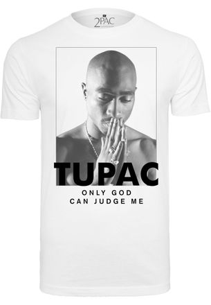 Mister Tee Mens 2Pac Prayer Tee T-Shirts, White, XXL