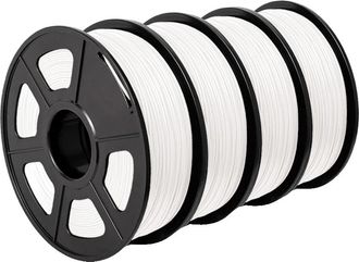 OEM Filamento Para Impresora 3d, Duradero, Ecol&oacute;gico, Petg Y Pla, Plaplus Blanco, 4 Rollos