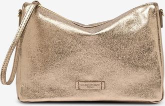 Gianni Chiarini Rechteckige Wildleder-Clutch mit Metallic-Effekt Nora