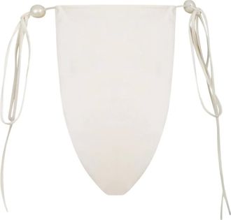 Magda Butrym Top bikini con scollo allamericana - Toni neutri