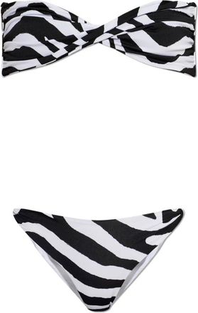 Balmain Zebra Tweedelige Zwemkleding - Dames - Bikinis - Veelkleurig - XS - Tweed - Badmode