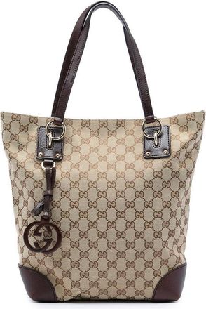 Gucci Pre-owned Gucci GG Canvas GG Charm Tote Ladies 4DKYQHVMJZZFT76O