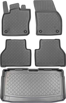 OEM Set Volkswagen Caddy Iv Kombivan De Noviembre De 2020 - Alfombrillas + Alfombrilla De Maletero