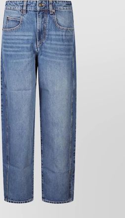 Isabel Marant five-pocket denim trousers featuring belt loops
