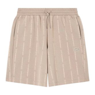 Emporio Armani Casual Shorts, male, Brown, Size: M Sweat Shorts