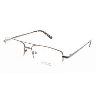 Signature Unisex Brown Rectangular Eyeglass Frames 1121Brown57