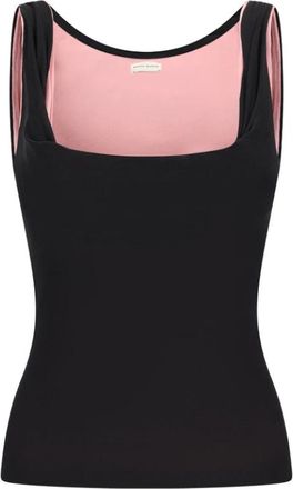 Magda Butrym Re 25 Blusa 01 - Dames - Tops zonder mouwen - Zwart - 2XS - Tops