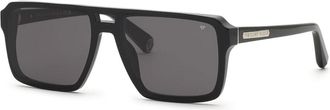 Philipp Plein SPP211 700Y Mens Sunglasses Black Size 60