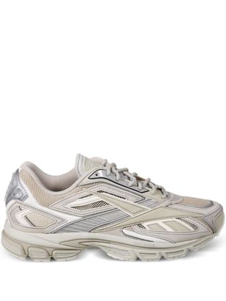 Reebok panelled sneakers - men - Mesh/Calf Leather/Rubber - 10.5 - Neutrals