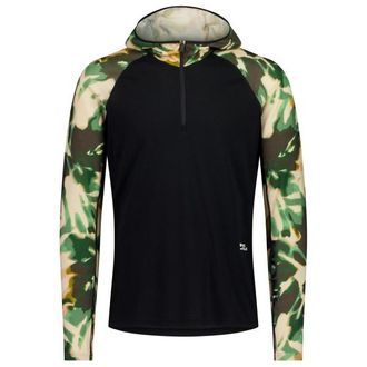Mons Royale Temple Merino Long Sleeve Hood Merinolongsleeve f&uuml;r Herren | schwarz