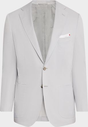 Kiton Men & apos;s Solid Cashmere Blazer