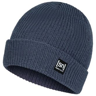super.natural Merino Basic Beanie M&uuml;tze - Unisex | blau