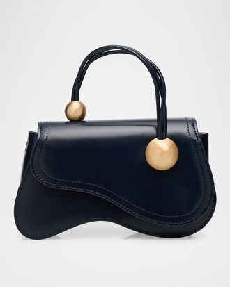 Cult Gaia Kazia Leather Crossbody Bag