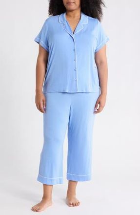 Nordstrom Rack Tranquility Crop Pajamas in Blue Cornflower at Nordstrom Rack, Size 1 X