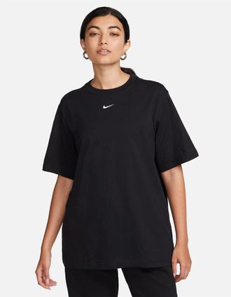 Nike Womens Logo T Shirt Womens - Black - Size: 10