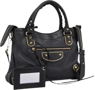 Balenciaga Pre-owned Vintage Hand Bag - Dames - Vintage Handtas - Zwart - ONE Size - Leer - Vintage