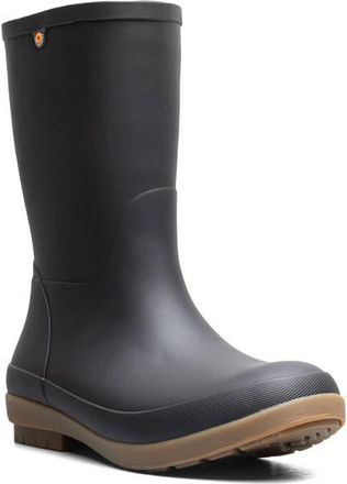 Bogs Amanda II Waterproof Rain Boot in Black at Nordstrom, Size 10