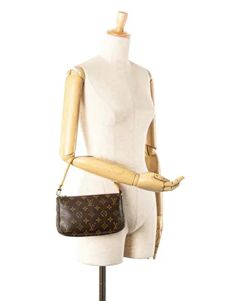 Louis Vuitton 1998 Monogram Pochette Accessoires shoulder bag - Brown