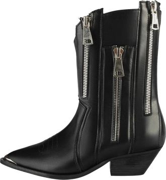 L37 Cowboylaarzen - Dames - Cowboylaarzen - Zwart - 36 EU - Schoenen