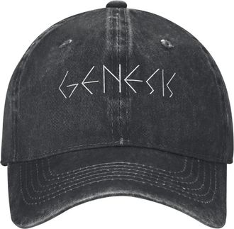 Generic Winter Hats Xmas Hats Genesis Logo 1970s Unisex Style Baseball Caps Distressed Washed Caps Hat Retro Outdoor Summer Adjustable Fit Snapback Cap Gift
