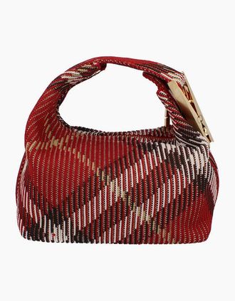 Burberry Womens Burberry Mini Peg Duffle Bag - Rust - Red