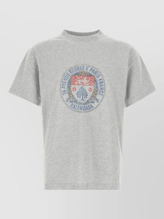 Balenciaga cotton crew neck graphic print t shirt