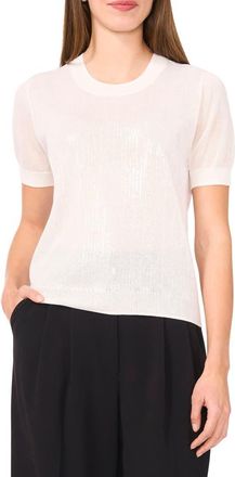 Halogen Sequin Sweater in New Ivory at Nordstrom Rack, Size X-Small