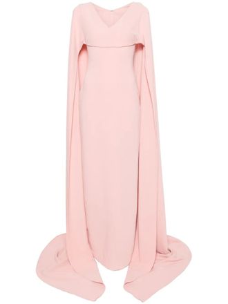 ワンピース SOLACE LONDON Woman Dress Pink OS33015 COCOA The Kinsley Maxi Dress in Rose Pink – Solace London