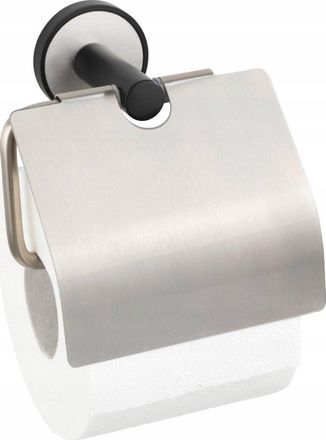 WENKO Portarrollos Acero Inoxidable 6,5x14,5x12,5 Cm