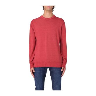 Paul & Shark Round-neck Knitwear, male, Brown, 2XL, Brown Jumpers for Men