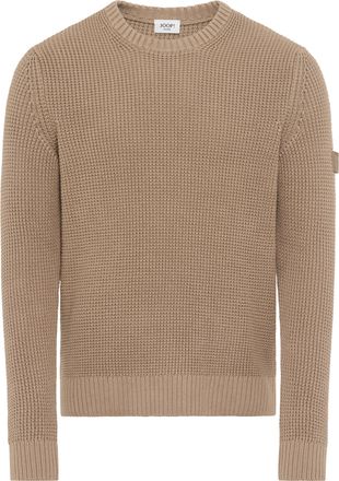 Joop Strickpullover JOOP JEANS Harono, Herren, Gr. XL, medium beige, Strick, Obermaterial: 100% Baumwolle, clean, unifarben, regular fit normal, Rundhals, 