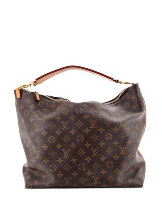 Louis Vuitton Sully Handbag Monogram Canvas MM hobo bag - Brown