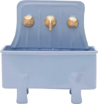 Foreside Home And Garden Vintage Blue Bathtub Mini Planter at Nordstrom