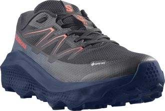 Salomon Trailrunningschuh SALOMON ULTRA FLOW 2 GORE-TEX, Herren, Gr. 42,5, schwarz, spellbound, fiery rot, Synthetik, Textil, Schuhe Trailrunningschuh, wasser