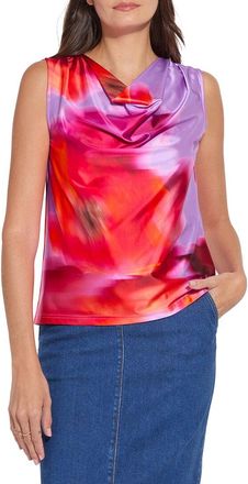 Lyss&eacute; Rosario Draped Printed Top