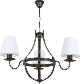 OEM L&aacute;mpara De Techo Colgante Negra Con Pantalla Ruth Negro 11-912