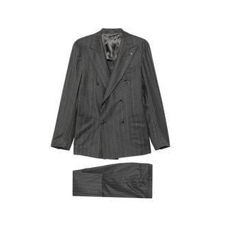 Tagliatore Stripe-pattern Double-breasted Suit