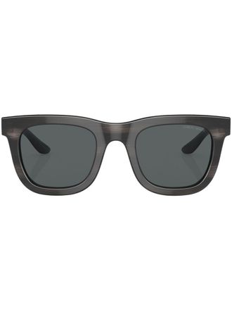 Giorgio Armani Occhiali da sole squadrati - Grigio
