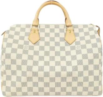 Louis Vuitton Pre-owned Boston Bag - Dames - Vintage Handtas - Wit - ONE Size - Vintage