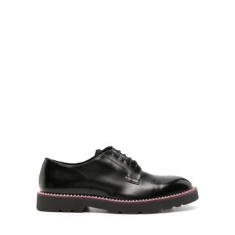 Paul Smith Derby Ras - Heren - Veterschoenen - Zwart - 41 EU - Leer - Schoenen