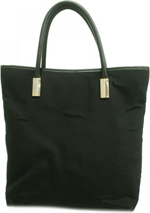 Gucci Black Canvas Tote Bag (Pre-Owned)