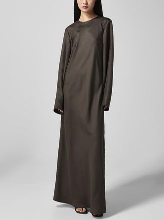 R&oacute;he Womens Pure silk loose-sleeve dress